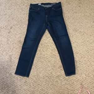 GAP Women's Straight Leg Jeans - Dark Blue